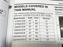 2008 Evinrude E-Tec 75 90 HP Service Manual - Used
