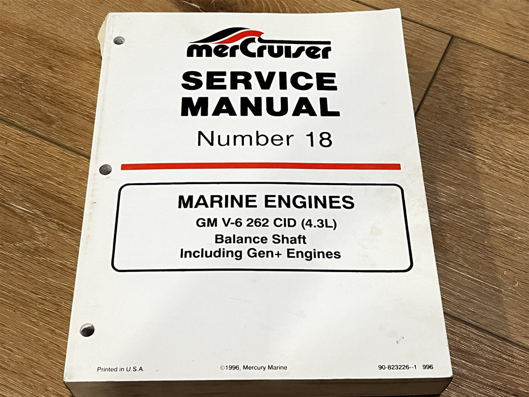 Mercruiser # 18 GM V-6 262 CID (4.3L) Balance Shaft Service Manual - Used