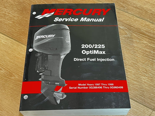 1997-1999 Mercury Service Manual 200/225 Optimax Direct Fuel Injection - Used