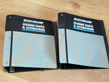 Pair of Mercury Quicksilver Marine Parts & Accessories Binders - Heavy Duty 3"
