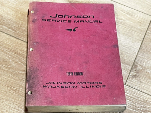 1922-1964 Johnson Service Manual Tenth Edition - Used