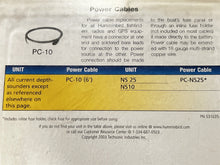 Humminbird PC-10 Power Cable 12V DC
