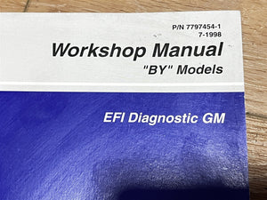 1998 Volvo Penta BY Models EFI Diagnostic GM Workshop/Service Manual - Used