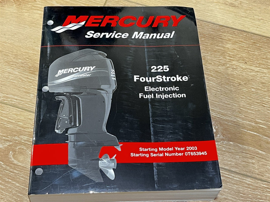 2002 Mercury 225 FourStroke Electronic Fuel Injection Service Manual - Used