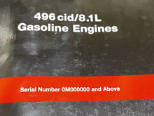 2000 Mercruiser # 30 496 cid/8.1L Gasoline Engines Service Manual - Used