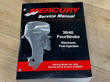 2002 Mercury 30/40 FourStroke Electronic Fuel Injection Service Manual - Used