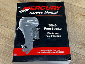 2002 Mercury 30/40 FourStroke Electronic Fuel Injection Service Manual - Used