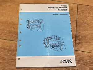 1995 Volvo Penta HU & Early NC Models Engine Components Workshop/Service Manual