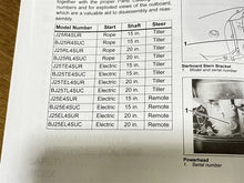 2007 Johnson 25 HP 4 Stroke Service Manual - Used