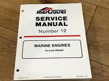 Mercruiser Number 12 Marine Engines In-Line Diesel Service Manual - Used