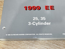 1999 Johnson EE 25 35 HP 3 Cylinder Service Manual - Used