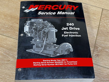 2001 Mercury 240 Jet Drive Electronic Fuel Injection Service Manual - Used