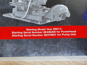 2001 Mercury 240 Jet Drive Electronic Fuel Injection Service Manual - Used