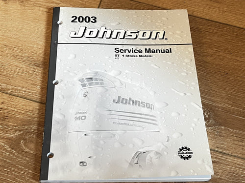 2003 Johnson ST 4 Stroke Models: 4/5 HP Service Manual