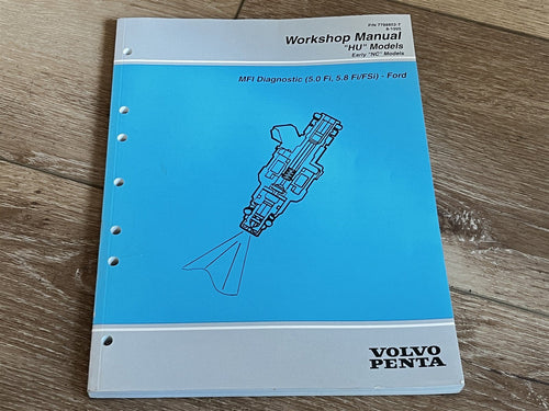 1995 Volvo Penta MFI Diagnostic 5.0Fi 5.8 Fi/FSi - Ford Workshop/Service Manual