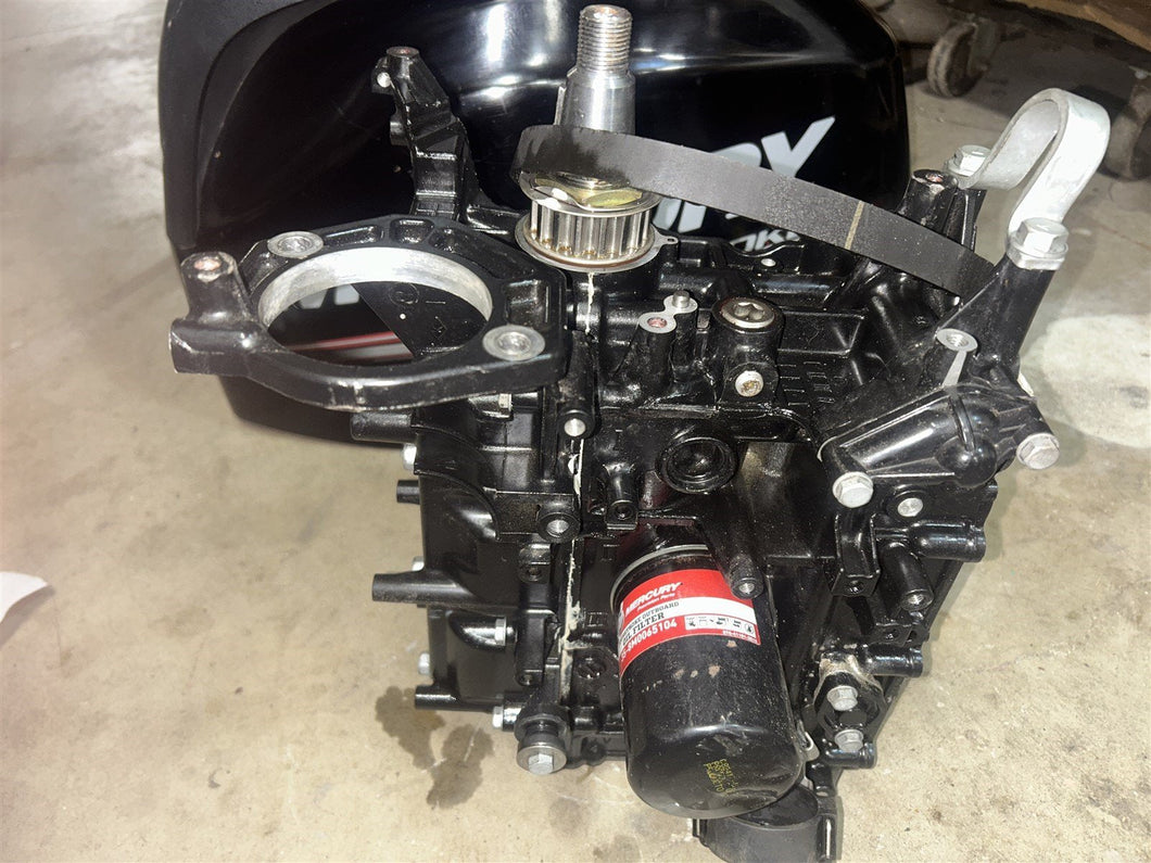 Mercury 898103T34 25HP EFI 4 Stroke Shortblock Outboard Engine Powerhead Exclnt