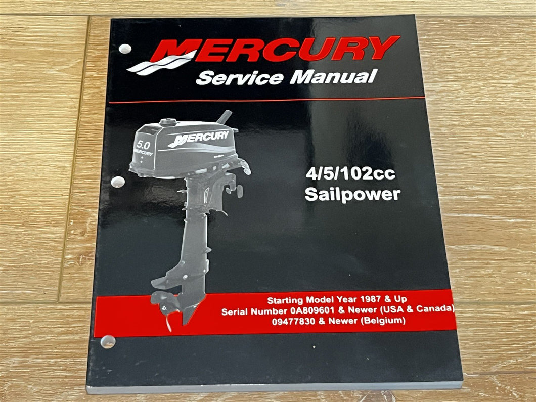 2003 Mercury 4/5/102cc Sailpower Service Manual - Used