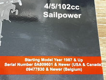 2003 Mercury 4/5/102cc Sailpower Service Manual - Used
