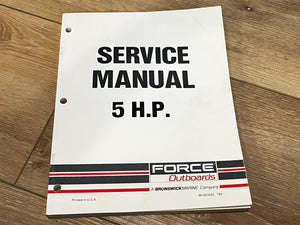 1993 Force 5 HP Service Manual 90-823263