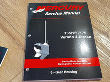 2006+ Mercury 135/150/175 Verado 4-Stroke Volumes 1-7 Service Manual - Used