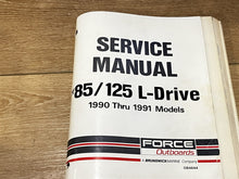 1990-1991 Mercury 85/125 L-Drive Service Manual - Used