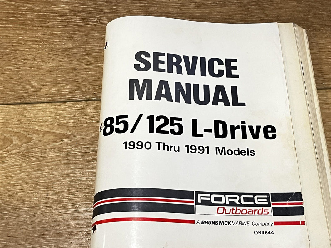 1990-1991 Mercury 85/125 L-Drive Service Manual - Used