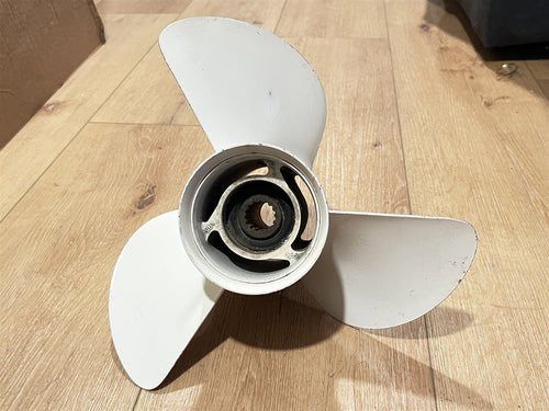 Yamaha 6E5-45941-00-00 3-Blade Aluminum Propeller - 13 x 19 - K Series - Rebuilt