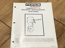 1994 Force Outboards New Model Service Manual 25 HP