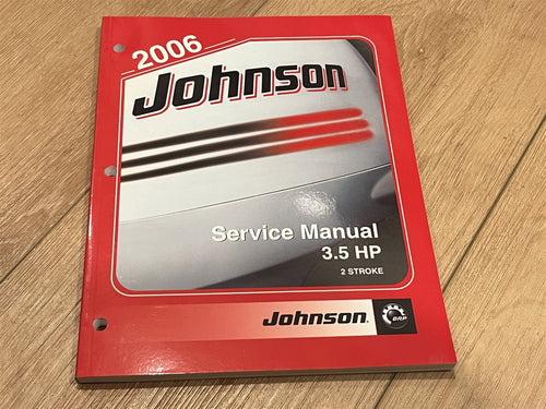 2006 Johnson SD 2 Stroke 3.5 HP Service Manual J3RSDE - Used