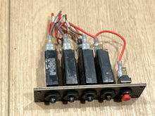 Boat Dash/Accessory Panel w/5 Push Button Switches - Used