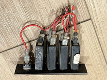 Boat Dash/Accessory Panel w/5 Push Button Switches - Used