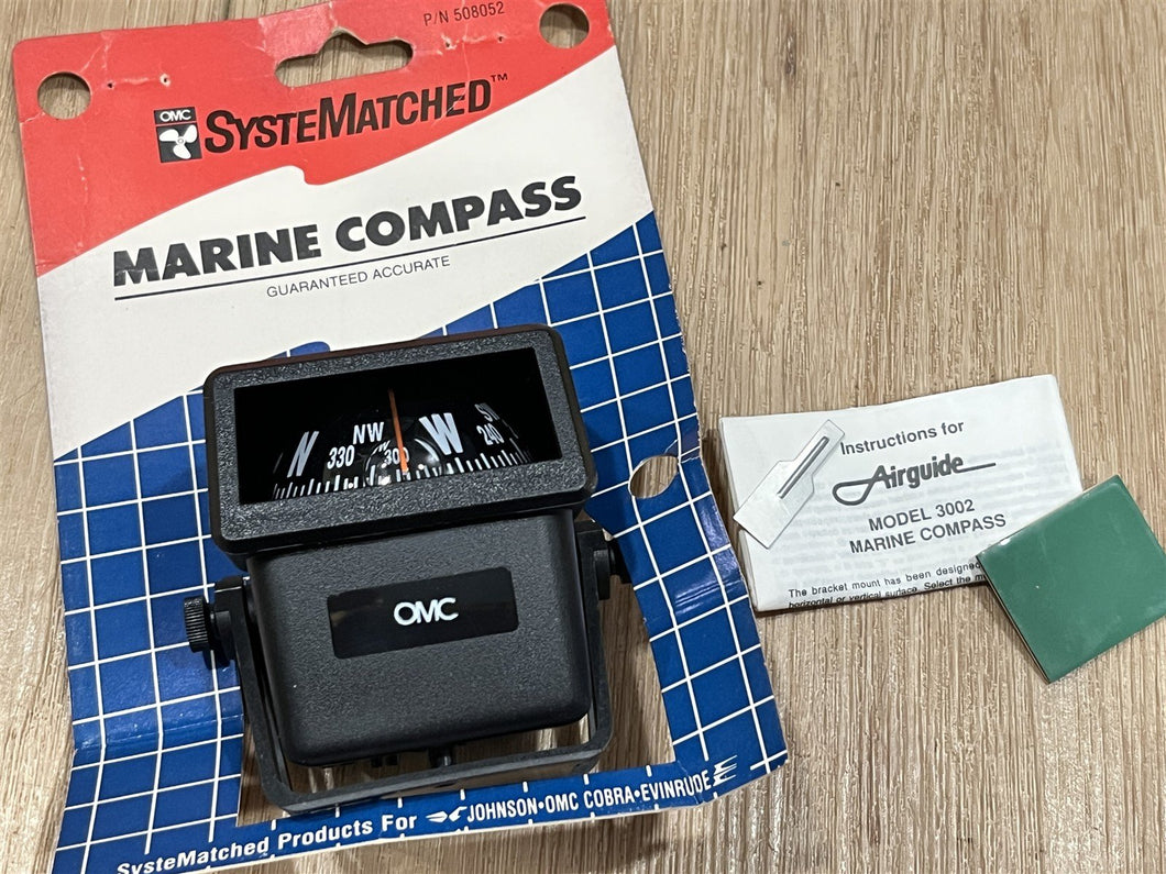Johnson Evinrude OMC 508052 Marine Compass (Airguide Model 3002)