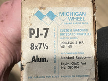 (O400-D200) - Michigan Wheel PJ-7 3-Blade Aluminum Propeller 8 x 7 1/2