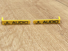 Pair of JL Audio Speaker Badges/Emblems - Yellow