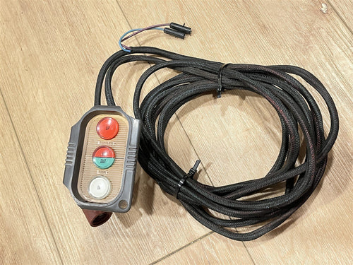 Vintage Mercruiser Mercury Trim Switch with Panel and 19' harness - Used