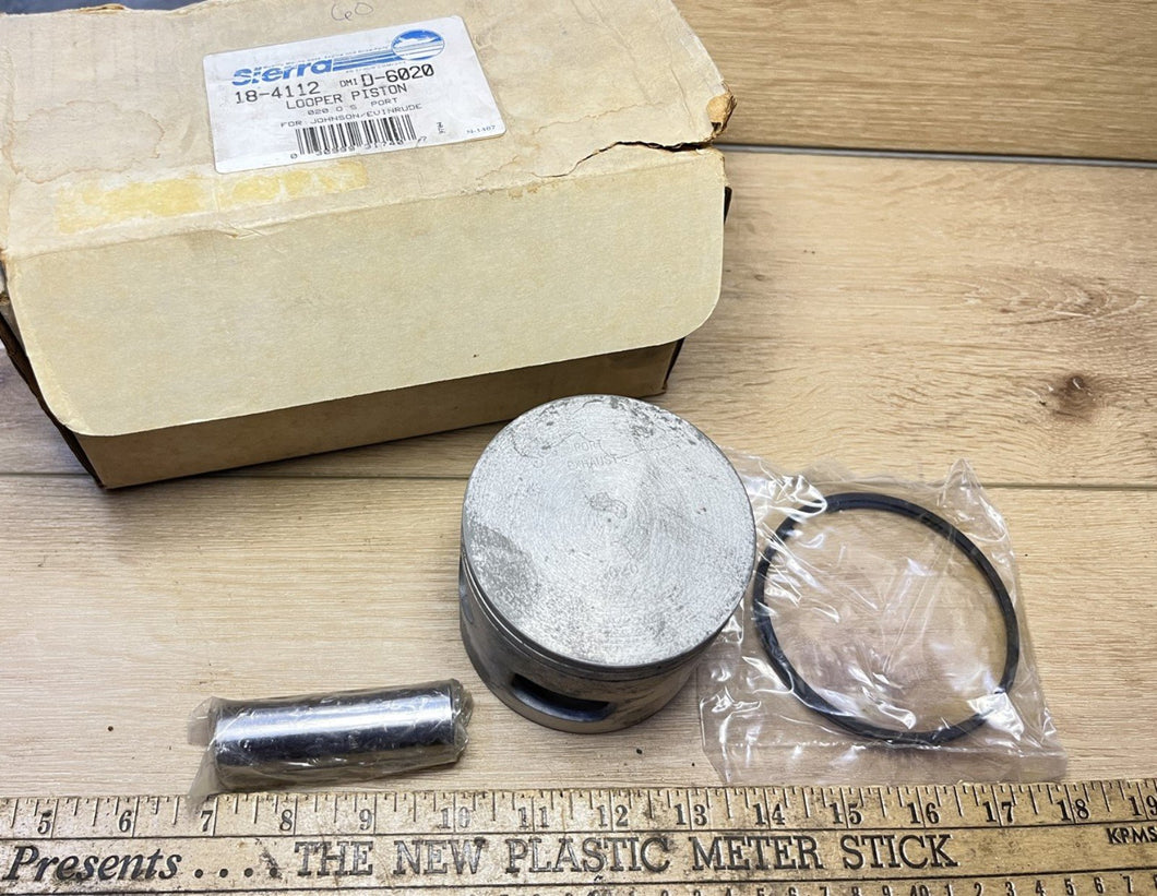 Sierra 18-4112 Looper Piston .020 OS Port for Johnson Evinrude DMI D-6020