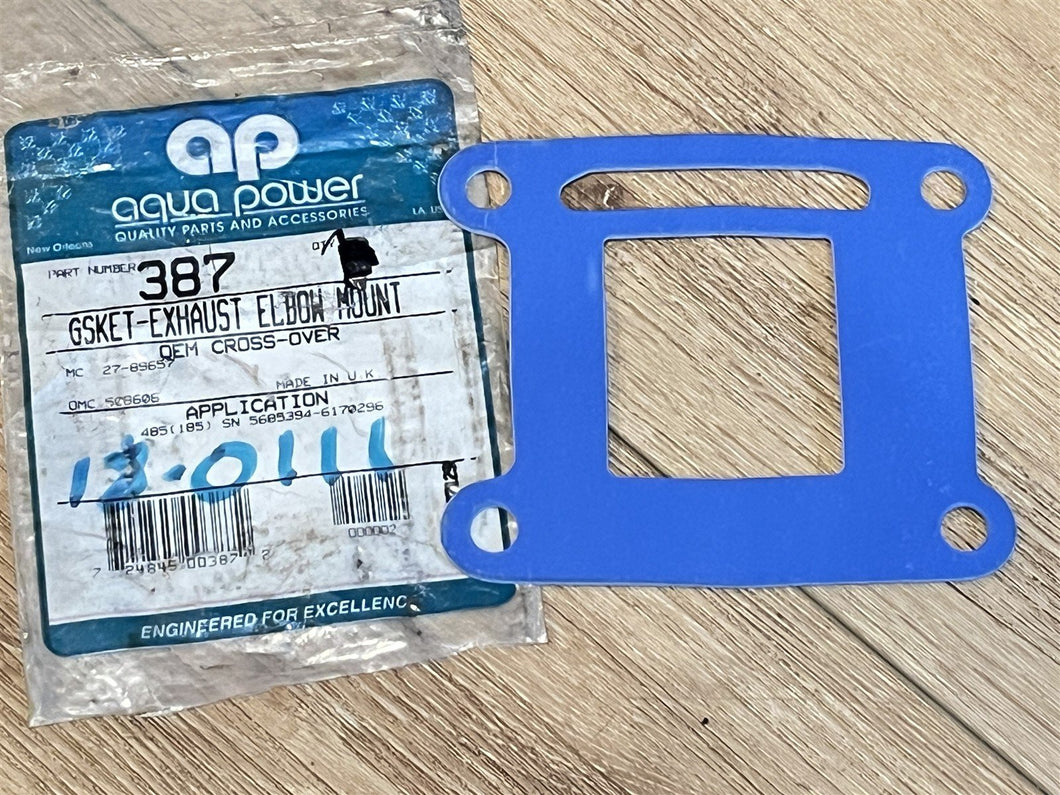 Aqua Power 387 Exhaust Elbow Mount Gasket for OMC 508608 27-89657