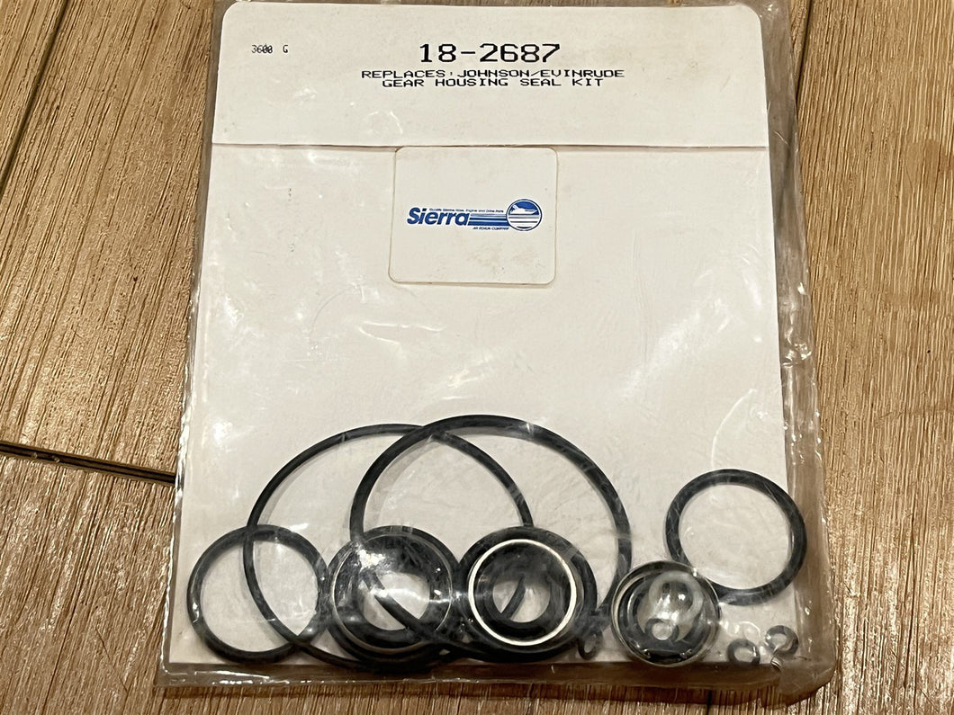 Sierra 18-2687 Gear Housing Seal Kit for Johnson Evinrude