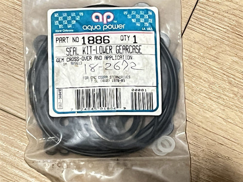 Aqua Power 1886 Lower Gearcase Seal Kit for OMC Cobra 985613