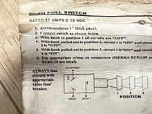 Marine Works MP39590 Push Pull Switch - Off-On-On