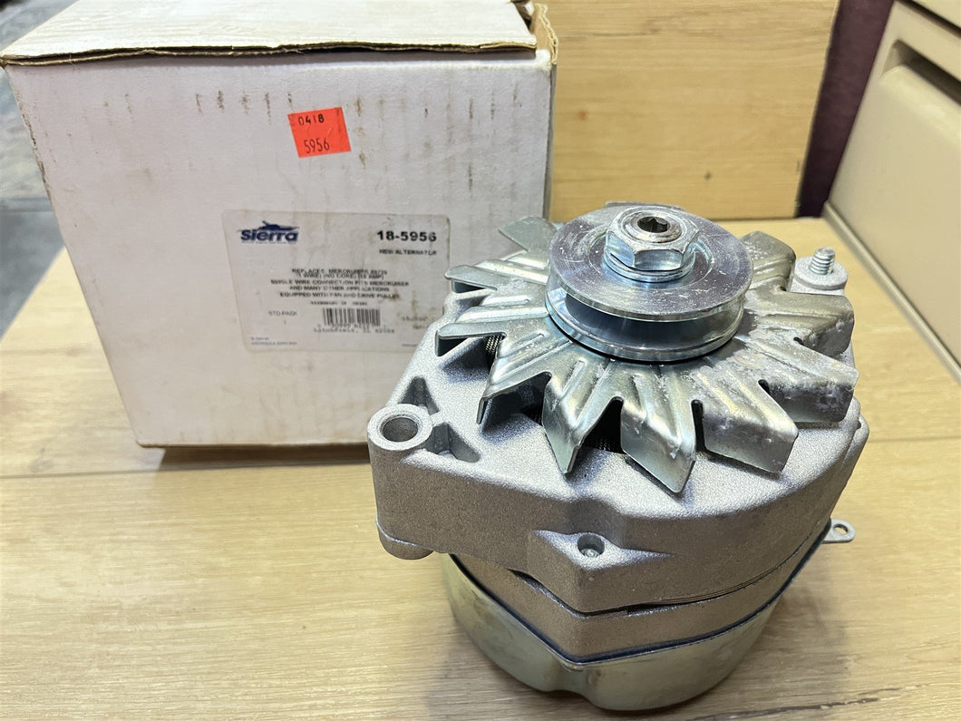 Sierra 18-5956 Alternator for Mercruiser 69729 78403A2 Single Wire 68 AMP