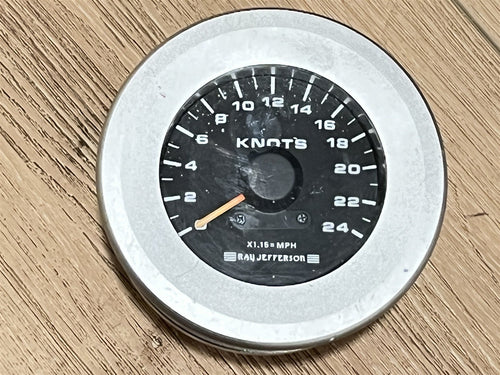 Vintage Ray Jefferson H01236 Speedometer 0-24 Knots