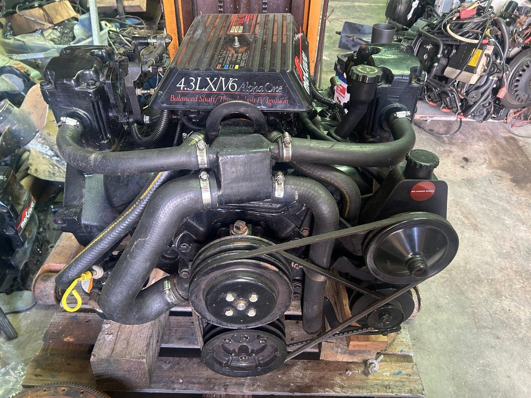 Mercruiser 4.3L I/O Engine 1995 Complete Drop in Ready Runs Great Free Freight