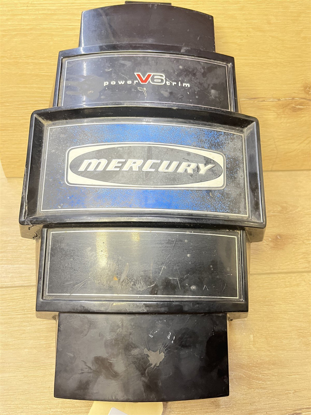 Mercury V6 Front Cover/Shield/Medallion/Faceplate - Used