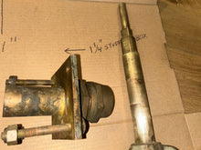 Vintage Chris Craft Brass Rudder + Stuffing Box