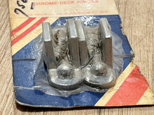 Pair of Taylor Made 1204 Angled Deck Hinge - Chrome over Zamak