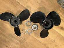 OEM Volvo Penta Duo-Prop Aluminum Propeller Set B7 853617 854836 + Prop Hardware