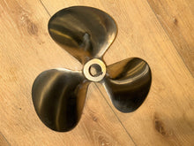 OJ Props Bronze 3 Blade Left Hand Propeller 12x13 LH Cup 1" Bore Johnson Nibral