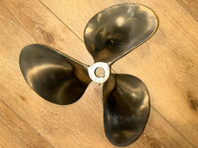 OJ Props Bronze 3 Blade Left Hand Propeller 12x13 LH Cup 1" Bore Johnson Nibral