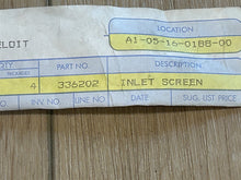 OEM Johnson Evinrude OMC 336202 Inlet Screen